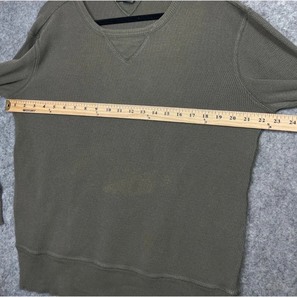 RRL Double RL Ralph Lauren Sweatshirt Mens L Green Pullover Crewneck Cotton Read - Picture 6 of 13